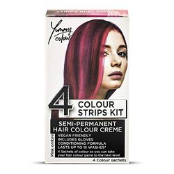 Stargazer Yummy Kit di strisce per tinta semi-permanenti, per capelli