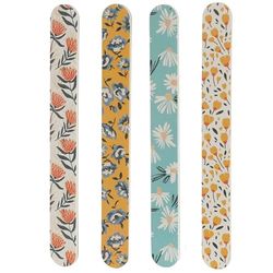 Brightium Lima de uñas - Lima con diseños Florales, Dar Forma y Suavizar Las uñas. Ideal para Uso Personal o Profesional.