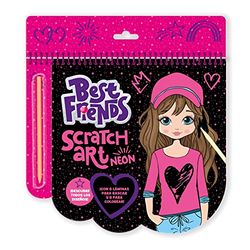 BEST FRIENDS SCRATCH ART NEON