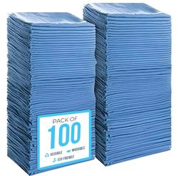 Simpli-Magic Shop Asciugamani, Cotone, Blu, Confezione da 100