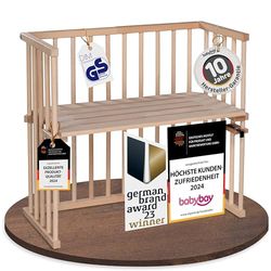 Babybay midi cama auxiliar castanho natur unbehandelt