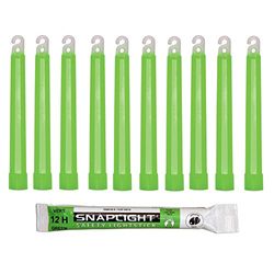 Cyalume Bastoncini Luminosi Verde SnapLight Glow Sticks 15 cm - 6 Inch Light Stick ultra-luminoso con una durata da 12 Ore (Scatola da 500 pezzi)