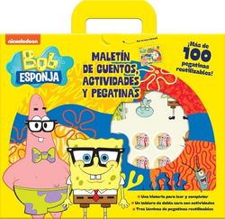 Bob Esponja. Maletín de cuentos, actividades y pegatinas