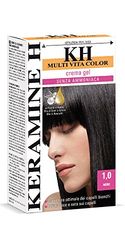 Keramine H Crema Gel, Nero - 3 Confezioni da 110 ml - Totale: 330 ml