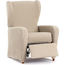 ECOMMERC3 Universal and Versatile Relax Armchair Cover – Ecru Colour Protector Easy to Install for Back, Seat and Arms