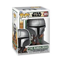 Funko Pop! Star Wars: BoBF - The Mandalorian - Mando with Pouch - Star Wars: The Book of Boba Fett - Figurine en Vinyle à Collectionner - Idée de Cadeau - Produits Officiels - TV Fans