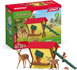 schleich 42658 FARM WORLD Feeding the Forest Animals Playset for ages 3+