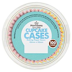 Morrisons Spotty Cupcakes Cases 100 Pack x 6