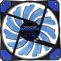 Rasurbo Fan 120 Boîtier pour PC Bleu (L x H x P) 120 x 120 x 25 mm