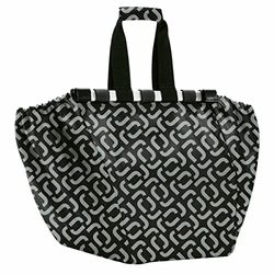 reisenthel Easyshoppingbag Veelzijdige shopper in praktisch design om op te rollen, Signature Black, Small, Shopper