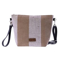 FOR TIME Women's Bolso Bandolera Crossbody Soraya Shoulder Bag Multicolor, Multicoloured, 19x10x21 cm