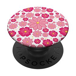 Popsocket - Popsocket de flores rosas para niñas, color rosa PopSockets PopGrip Intercambiable