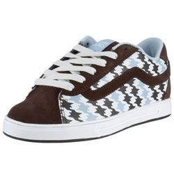 Vans W MERCER VDC3P6S, damessneakers, zwart, (CHISELED STARS), bruin, 40 EU