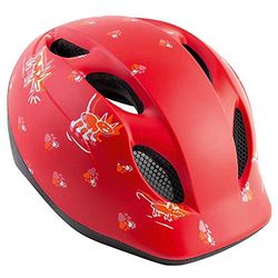 Met fietshelm Buddy rode dieren S (46-53) unisex kinderen volwassenen