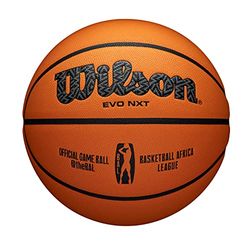 Wilson Evo NXT Basketball Africa League, Men's, Orange, 7