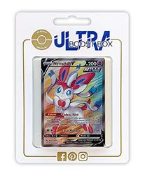 Nymphali V 183/192 Full Art Mille Poings - Ultraboost X Epée et Bouclier 7 Évolution Céleste - Coffret de 10 Cartes Pokémon Françaises