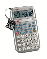 Lexibook 136 - Function Calculatrice Scientifique, 10 - Digits, Tampon de Nettoyage, Gris, SC150 - Version Anglaise