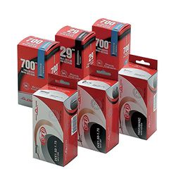 Bike evolution, Inner Tube 700x23-28 Presta Valve 48mm Slick Unisex adulto, Nero, One Size