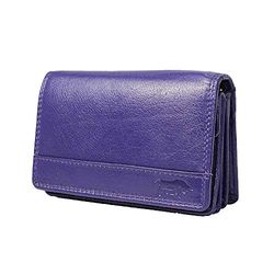 Arrigo unisex plånbok plånbok, Violett (aubergine) - 3x8.5x12.5 cm (B x H x T)