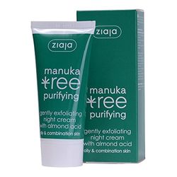 Ziaja Manuka Tree, Nattkräm Exfolierande, 50 ml (5901887029144)