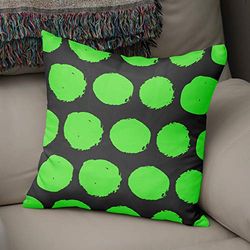 Bonamaison Decorative Cushion Cover, Polycotton, Green, Standard