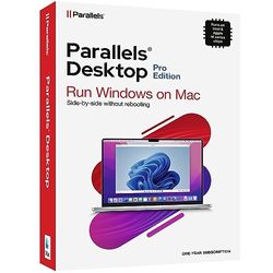Parallels Desktop 18 for Mac Pro Edition | Run Windows on Mac Virtual Machine Software | 1 Year Subscription [Mac Key Card]