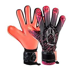 Ho Soccer First Superlight Warning Keepershandschoenen, uniseks, kinderen, waarschuwing/zwart, 3,5