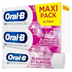 Oral-B 3D White Advanced Luxe Blancheur Glamour Dentifrice 150 ml