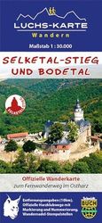 Luchs-Wanderkarte Selketal-Stieg und Bodetal: Offizielle Wanderkarte zum Fernwanderweg im Ostharz