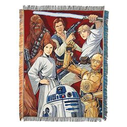 Northwest Star Wars vävd gobelängfilt, 122 cm x 152 cm, Rebel Forces
