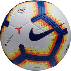 Nike serie A Merlin fotboll, vit/ljus mango/kungsblå, 5