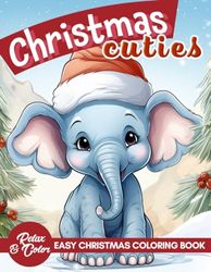 Christmas Animals Coloring Book: Heartwarming Holiday Animals in Cozy Christmas Scenes | Over 50 Delightful Illustrations Featuring Adorable Puppies, ... & Family Fun With Easy and Large Print Pages