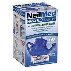 NeilMed NasaFlo Daily Nasal Hygiene 60 Premixed Packets