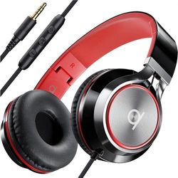 ARTIX® Casque Audio Filaire avec Micro, Premium Pliable Casque Réduction de Bruit Active, Contrôle du Volume pour PC, Téléphone Portable et Tablette, Son Stéréo, Fil Aux Jack 3.5 mm CL750