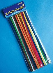 Playbox Chenille, Set van 50 stuks Basic, Lengte 30 cm, Diameter: 0,7 cm, Multi Color