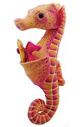 Wild Republic Seahorse Plush, Stuffed Animal, Plush Toy, Gifts for Kids, with babies, 12 Inches