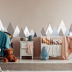 Pegatinas de pared para niños – Decoración de habitación infantil – Adhesivo de pared escandinavo – 60 x 100 cm
