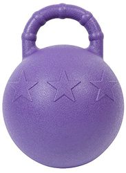 Pfiff 102446 - Palla da gioco per cavalli Fruitstar, con aroma di menta, autogonfiabile, 25 cm, colore: Viola