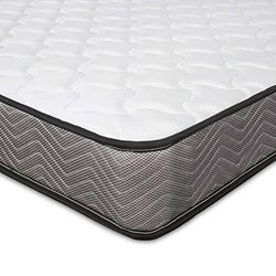 Kono Small Double Mattress, 4FT Spring Mattress with 5mm Memory Foam 18cm Depth Fire Resistant Fabric