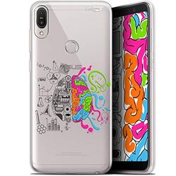 Caseink Fodral för ASUS Zenfone Max Pro (M1) ZB601KL/602KL (6) HD Gel [ ny kollektion - mjuk - stötskyddad - tryckt i Frankrike] hjärnan