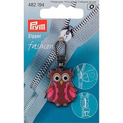 Prym 482194 Tirette « Fashion-Zipper » chouette
