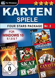Kaartspellen Four Stars Pakket Nr. 2. Voor Windows 7/8/10