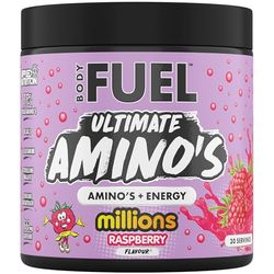 Applied Nutrition BodyFuel Amino's - Amino Acids Supplement, EAA Essential Amino Acids Powder, Muscle Fuel & Recovery (270g - 30 Servings) (Millions Raspberry)