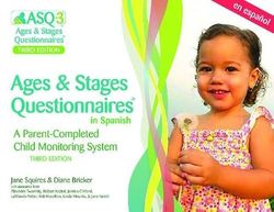 Ages and Stages Questionnaires in Spanish ASQ-3 Spanish: A Parent-Completed Child Monitoring System