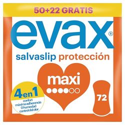 Evax Salvaslip Maxi Protegeslips 72 unidades