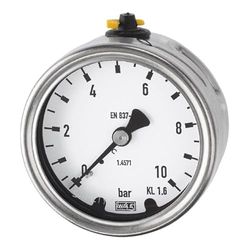 RIEGLER 134043-4096 Manomètre en acier CrNi 1/2 arrière excentré 0-25 bar Ø 100 mm