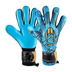 Ho Soccer FIRST SUPERLIGHT BLUE BLOOD - Guanti da portiere, unisex, per bambini, blu/oro, 3