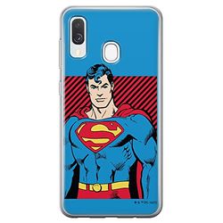 ERT GROUP mobiltelefonfodral för Samsung A40 originalt och officiellt licensierat DC mönster Superman 029 optimalt anpassad till formen på mobiltelefonen, fodral tillverkad av TPU-plast