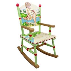 Fantasy Fields - Dinosaur Main Enfants Royaume Crafted Rocking Chair en Bois TD-0076A