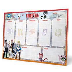 Grupo Erik: Planning da Tavolo A4 Fairy Tail, Planner settimanale 54 fogli a strappo, 21 x 29,7 cm, Agenda Organizer, To Do List Planner, Planner settimanale da scrivania